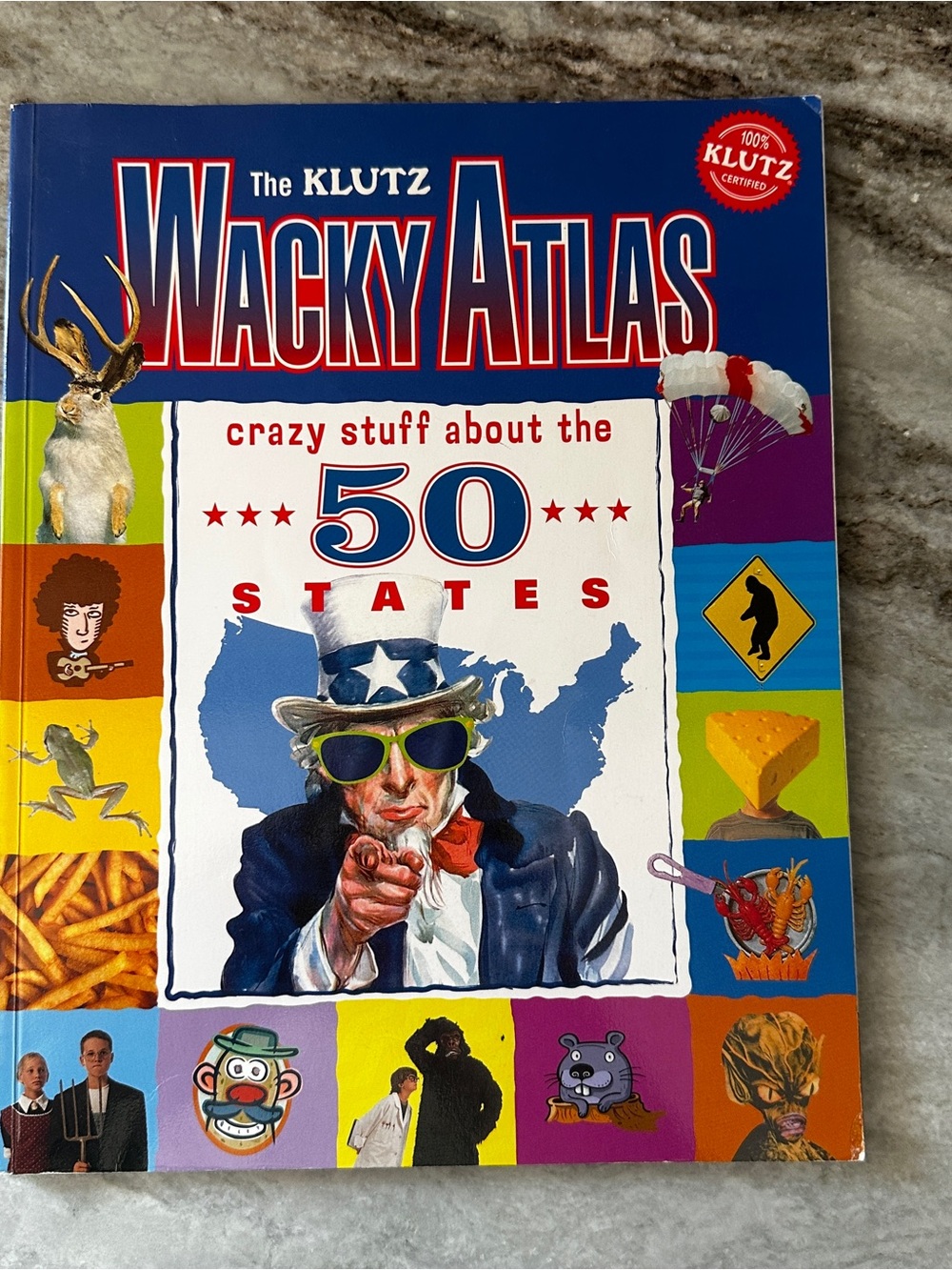 The Klutz Wacky Atlas: Crazy Stuff About the 50 States - Colorful Cover